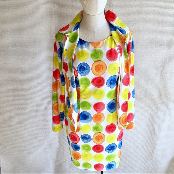 Vintage Dress Clown Crayons Painter Go-Go Costume - Picture 2 of 8